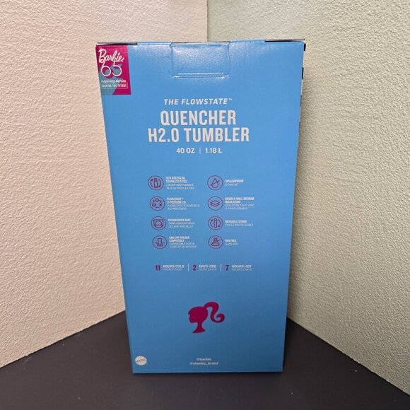 Barbie X Stanley The Original 1959 40 oz‎ Tumbler Limited Edition NIB - Picture 3 of 4